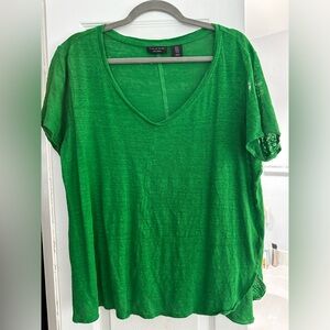 Tahari linen t shirt